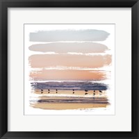 Sunset Stripes II Framed Print