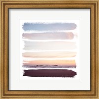 Framed 'Sunset Stripes III' border=