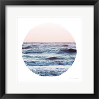 Framed 'Coastal Colors I' border=