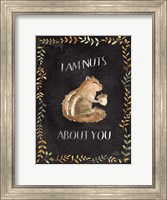 Framed Woodland Whimsy IX Black