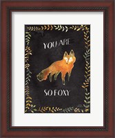 Framed Woodland Whimsy VIII Black