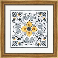 Framed Morning Bloom VIII Gray