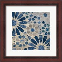 Framed 'Alhambra Tile II Stone' border=