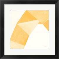 Framed Paper Work I Yellow