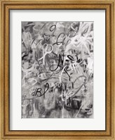 Framed Graffiti Freedom Monochromatic