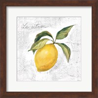 Framed Le Citron on White