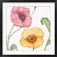 Framed 'Blossom Sketches I Color' border=