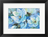 Framed Blue Magnolias