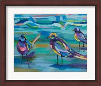 Framed Indigo Gulls