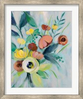 Framed Colorful Elegant Floral I