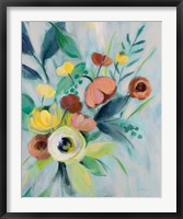Colorful Elegant Floral I Framed Print
