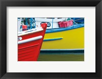 Framed Orkney Fishing Boats