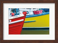 Framed Orkney Fishing Boats