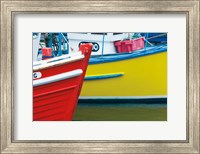 Framed Orkney Fishing Boats