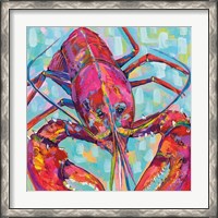 Framed Lilly Lobster III
