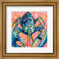 Framed Lilly Lobster I