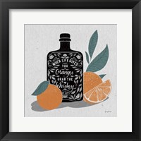 Framed Fruity Spirits Whiskey