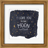 Framed Celestial Love I Sq