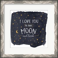 Framed Celestial Love I Sq