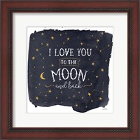 Framed Celestial Love I Sq