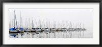 Framed Sailing Boats Panel