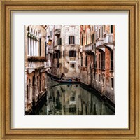 Framed Venice Boat Ride