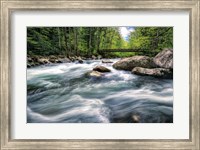 Framed Rocky River Stream