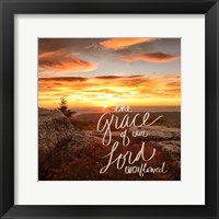 Framed Grace of Our Lord Overflowed