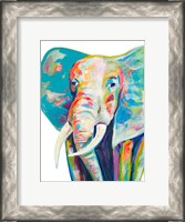 Framed Colorful Elephant