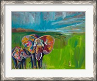 Framed Elephant's Love
