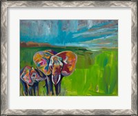 Framed Elephant's Love