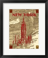 City Stops III Framed Print