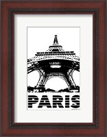 Framed Modern Paris I