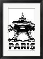 Framed Modern Paris I