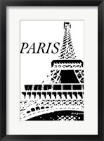 Modern Paris II Framed Print