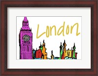 Framed Vibrant London