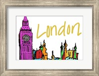 Framed Vibrant London