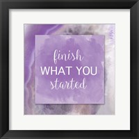 Agate Inspiration II Framed Print