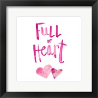 Framed Full of Heart