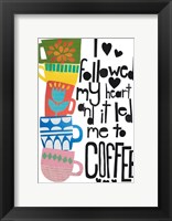 Framed Heart and Coffee