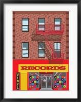 Framed Vinyl Records