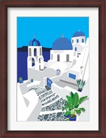 Framed Santorini