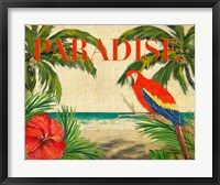 Framed Tropical Paradise