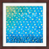 Framed Swim with the Fish Pattern (dark blue)