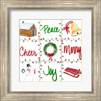 Framed Happy Holiday Square