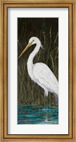 Framed White Egret