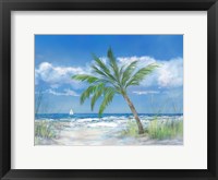 Framed Palm Tree Paradise