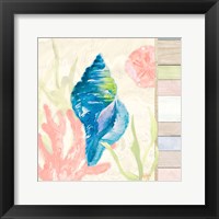 Framed Pastel Coastal IV