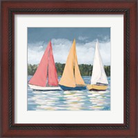 Framed Soft Pastel Sails