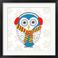 Framed 'Christmas Owl II' border=